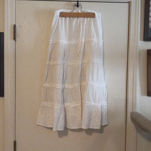 White summer skirt